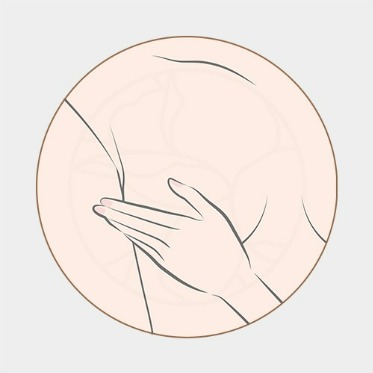 3種隆乳術後按摩方法 3種隆乳術後按摩方法: 撥動法