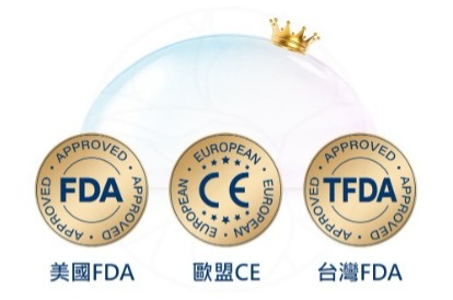 女王波優勢: 3大認證+終身保固