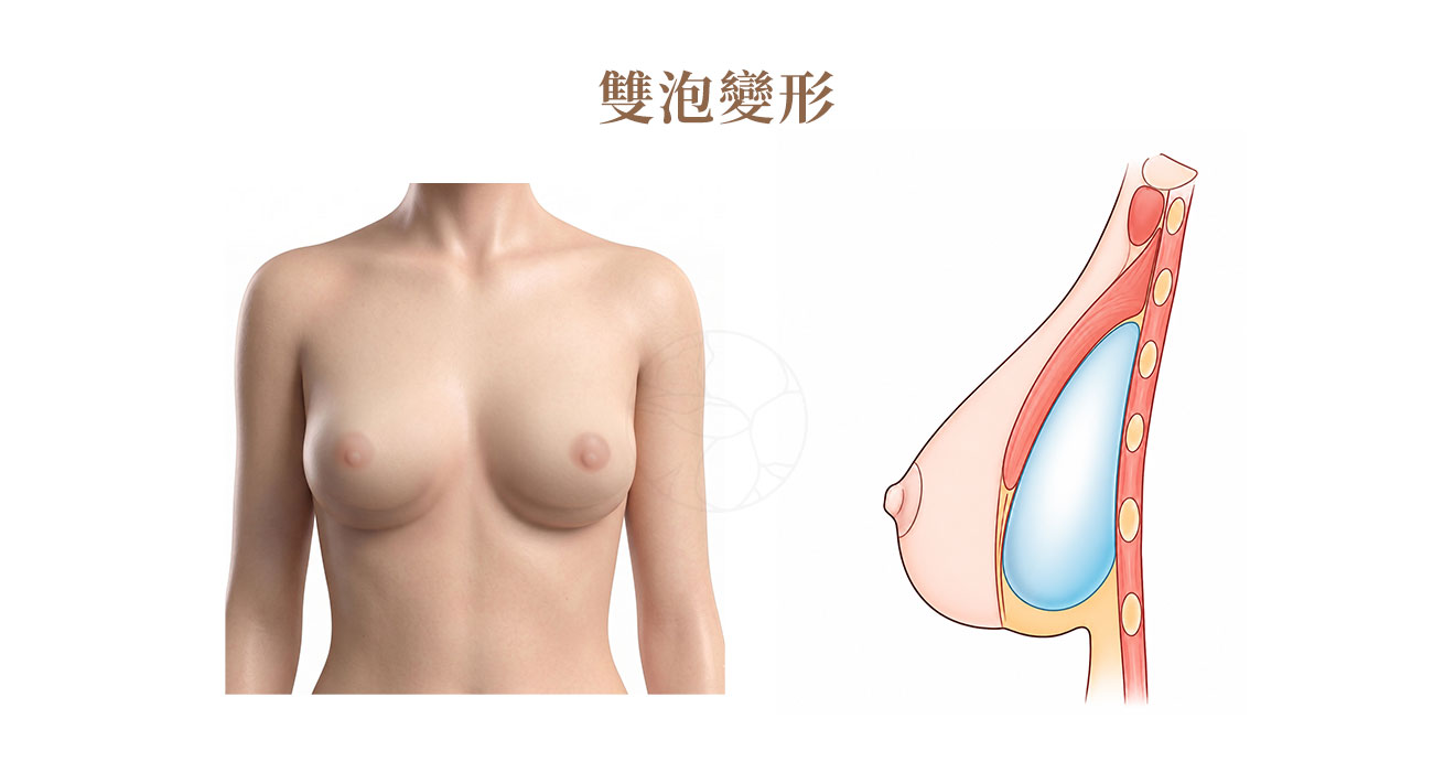隆乳風險之一雙泡變形(Double Bubble) 隆乳風險之一雙泡變形(Double Bubble)