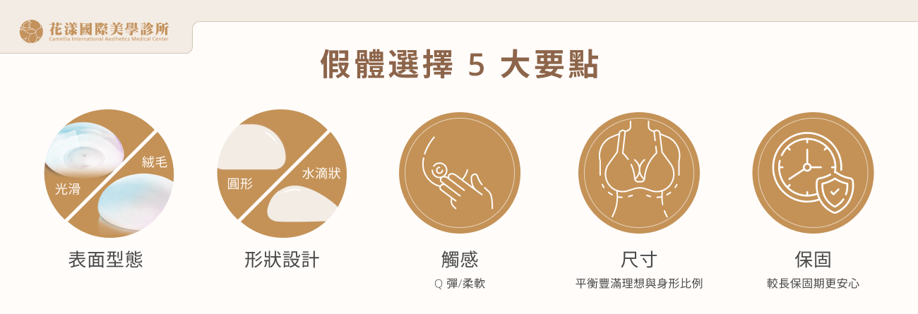假體選擇 5 大要點