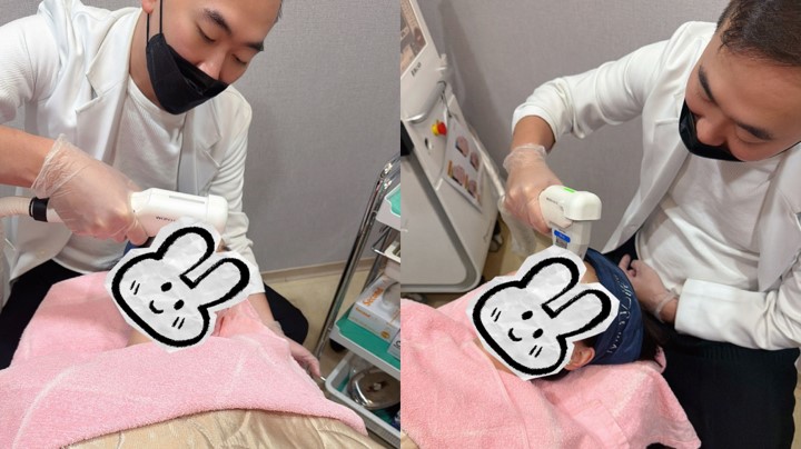 台北中山區花漾：雙音波療程進行中